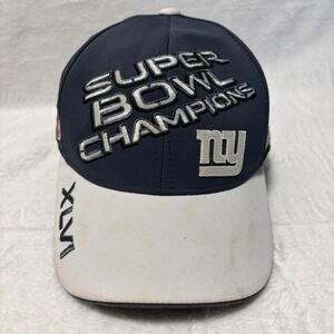 New York Giants Super Bowl XLVI Champions Hat NFL Reebok Adjustable Cap